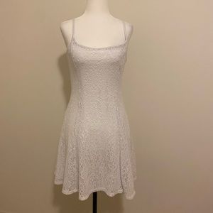 Garage white lace dress